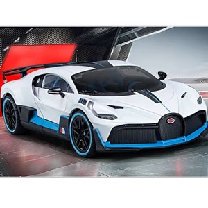 اسباب بازی ماشین فلزی بوگاتی سفید مدل دیوو BUGATI DIVO _ماشین اسباب بازی